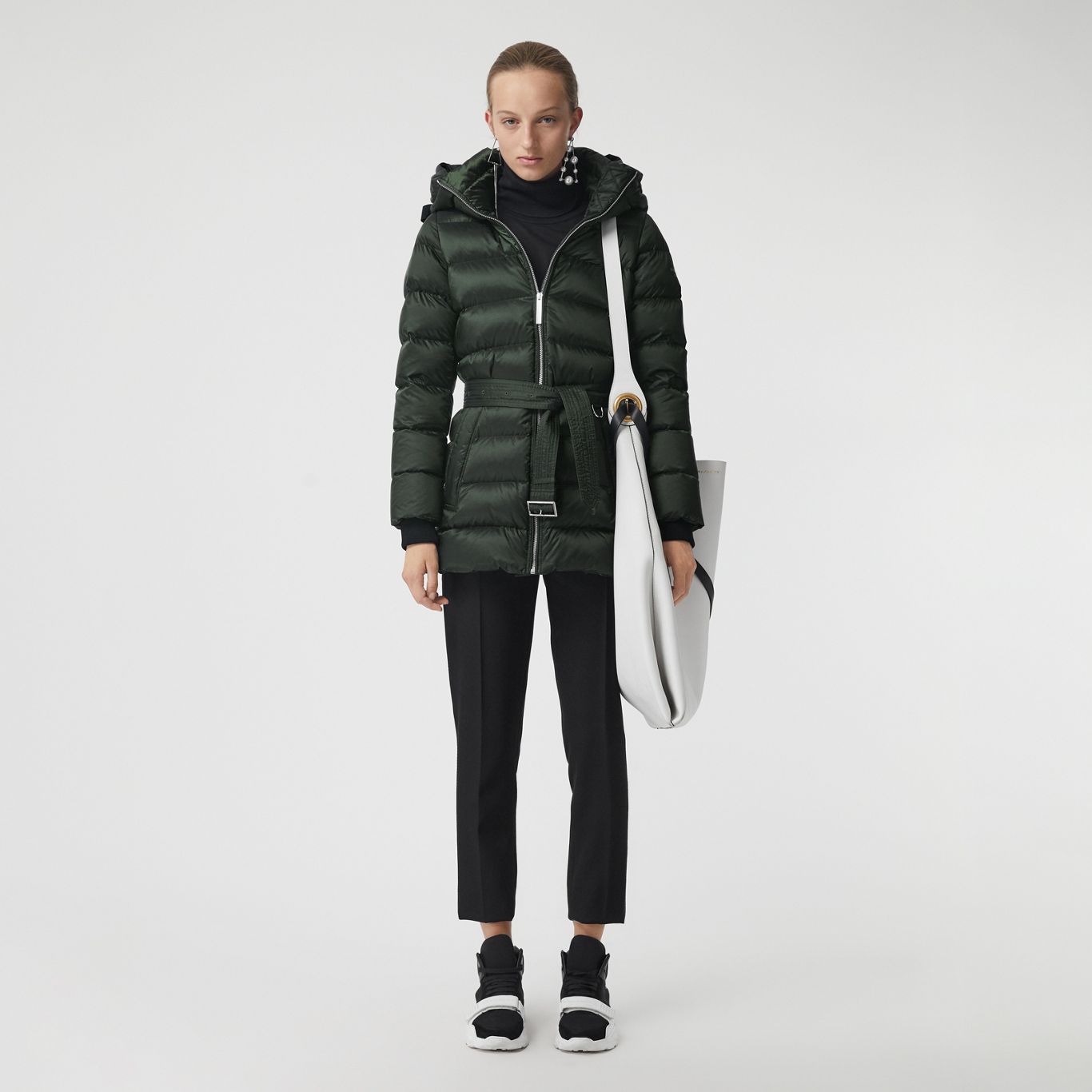 Down-filled Hooded Puffer Coat